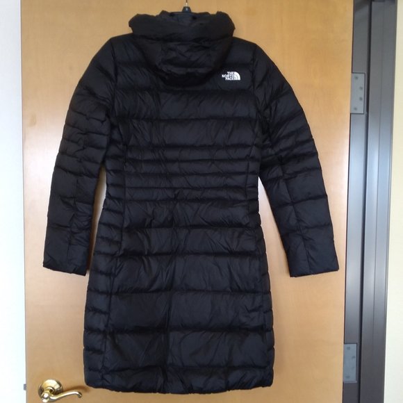 🆕 The North Face Women's Metro 2 Parka Down Long Hooded Jkt, Small, TNF Black - Picture 2 of 10